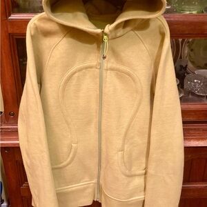 Women’s Yellow LuluLemon Hoodie Size S/M